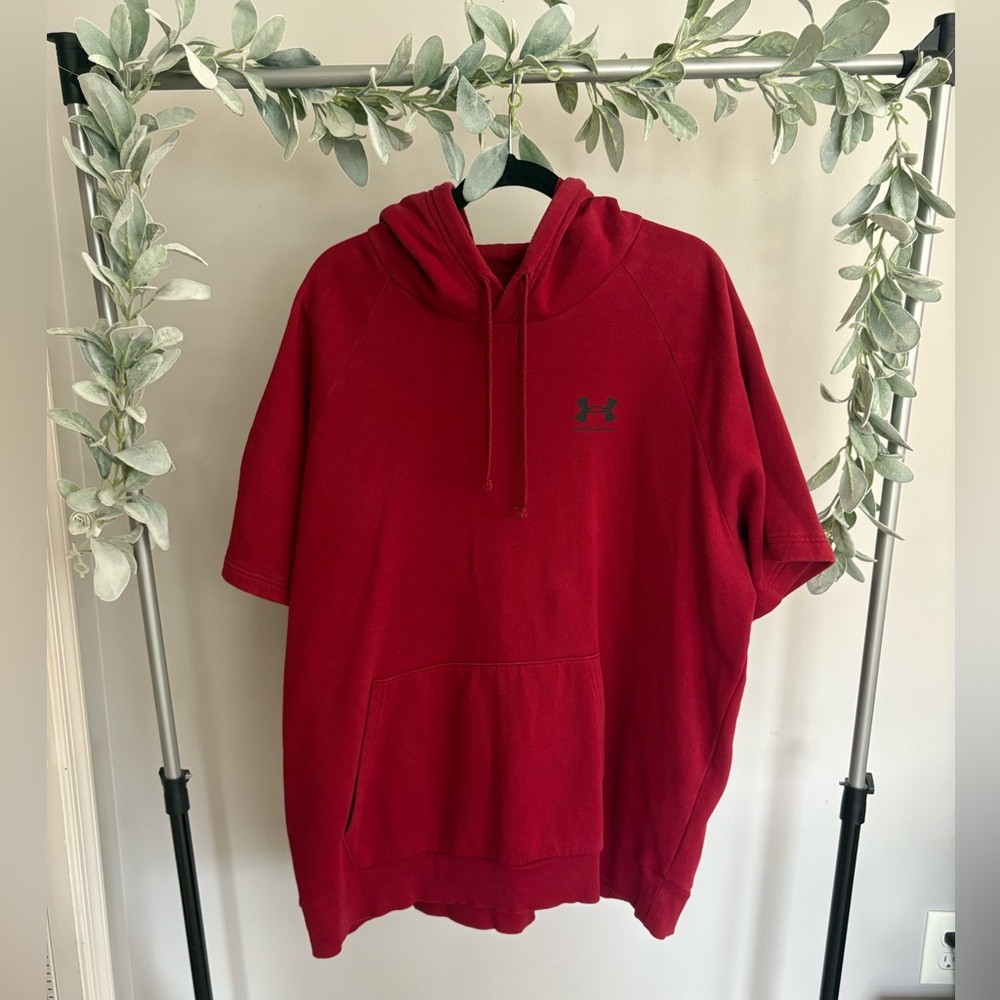 Men’s Under Armour Rival Terry Short Sleeve Hoodie